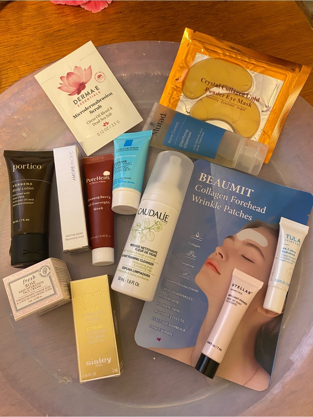 Blue Collagen Forehead Wrinkle Patches – Hydrating Skincare Treatment bundle